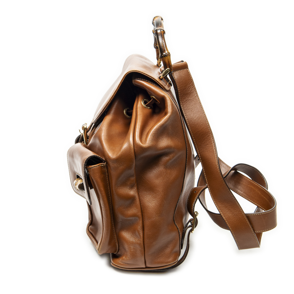 Gucci Large Bamboo Backpack - Picture 3 of 10